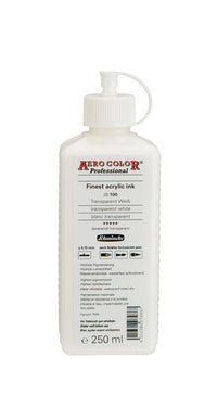 Акрилно мастило Schmincke AERO COLOR Professional 250 ml – 100 Прозрачно бяло