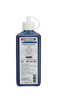 Акрилно мастило Schmincke AERO COLOR Professional 250 ml – 403 Сапфирено синьо