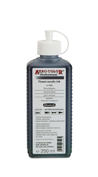 Акрилно мастило Schmincke AERO COLOR Professional 250 ml – 701 Неутрално сиво