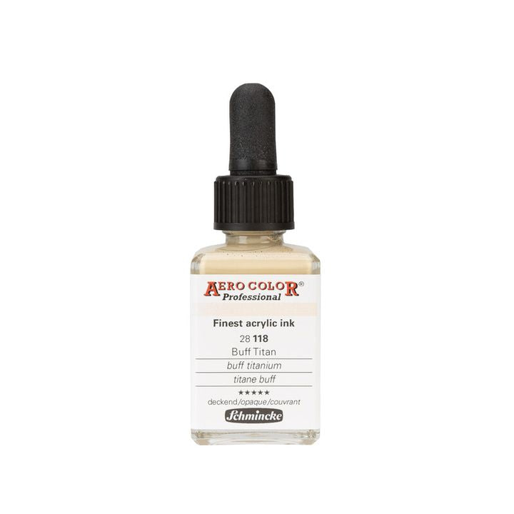 Акрилно мастило Schmincke AERO COLOR Professional Standard 28 ml – 118 Titanium Buff