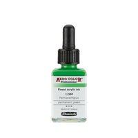 Акрилно мастило Schmincke AERO COLOR Professional Standard 28 ml – 502 Постоянно зелено