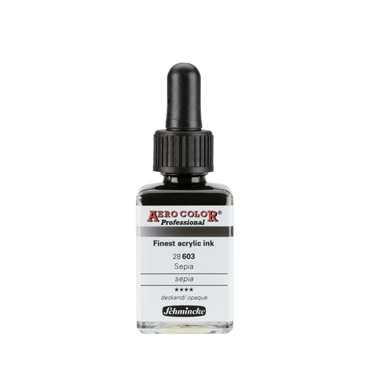 Акрилно мастило Schmincke AERO COLOR Professional Standard 28 ml – 603 сепия