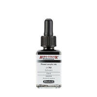 Акрилно мастило Schmincke AERO COLOR Professional Standard 28 ml – 702 Черно