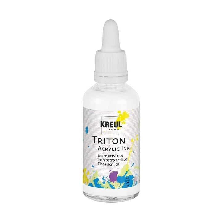 Акрилно мастило Triton 40 ml - KREUL - бяло