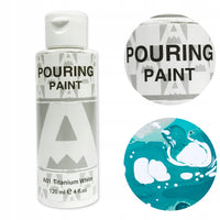 Ακρυλικό χρώμα pouring Phoenix Aureuo 120 ml – Τιτανιούχο λευκό