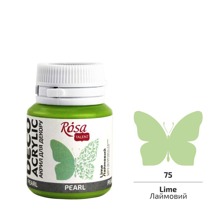 ROSA TALENT Перлена акрилна декоративна боя 20 ml – 75 варовик