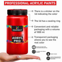 Акрилна боя ACRYL PRO ART Composite 1 000 ml | Различни нюанси — изображение 2