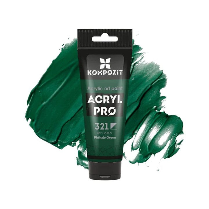 Акрилна боя ACRYL PRO ART Composite 75 ml – 321 фталово зелено