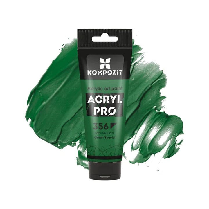 Акрилна боя ACRYL PRO ART Composite 75 ml – 356 специален зелен цвят