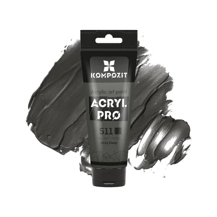 Акрилна боя ACRYL PRO ART Composite 75 ml – 511 сив сив