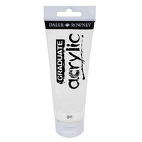 Акрилна боя Daler - Rowney GRADUATE 120 ml – 011 White