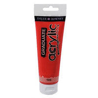 Акрилна боя Daler - Rowney GRADUATE 120 ml – 588 Vermilion hue