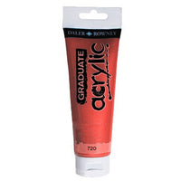 Акрилна боя Daler - Rowney GRADUATE 120 ml – 720 Metallic red
