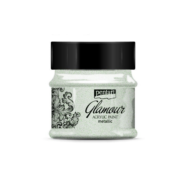 Акрилна боя Glamour металик 50ml — изображение 2