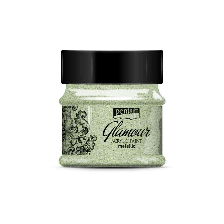 Акрилна боя Glamour металик 50ml — изображение 3