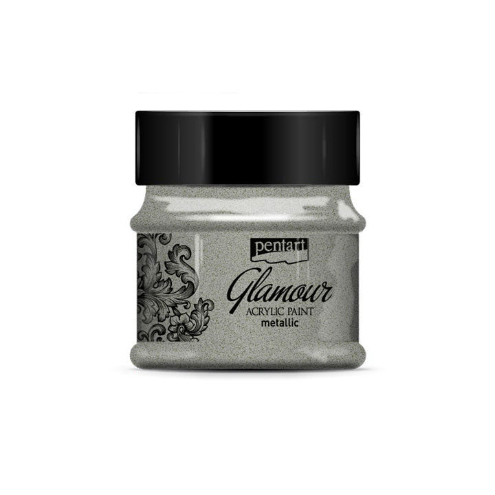Акрилна боя Glamour металик 50ml — изображение 4