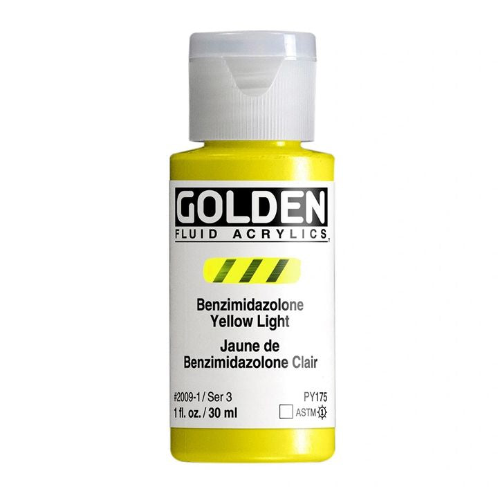 GOLDEN Течна акрилна боя 118 ml – 2009 бензимидазолон светложълт