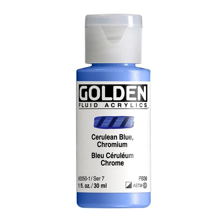 GOLDEN Течна акрилна боя 118 ml – 2050 керемидено хромирано синьо