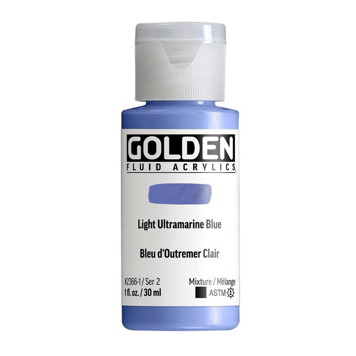 GOLDEN Течна акрилна боя 118 ml – 2366 светло ултрамарин синьо