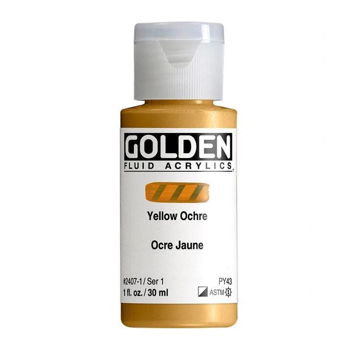 GOLDEN Течна акрилна боя 118 ml – 2407 жълта охра