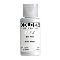 GOLDEN Течна акрилна боя 118 ml – 2415 цинково бяло