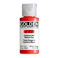 GOLDEN Течна акрилна боя 118 ml – 2425 кадмий средно червен нюанс
