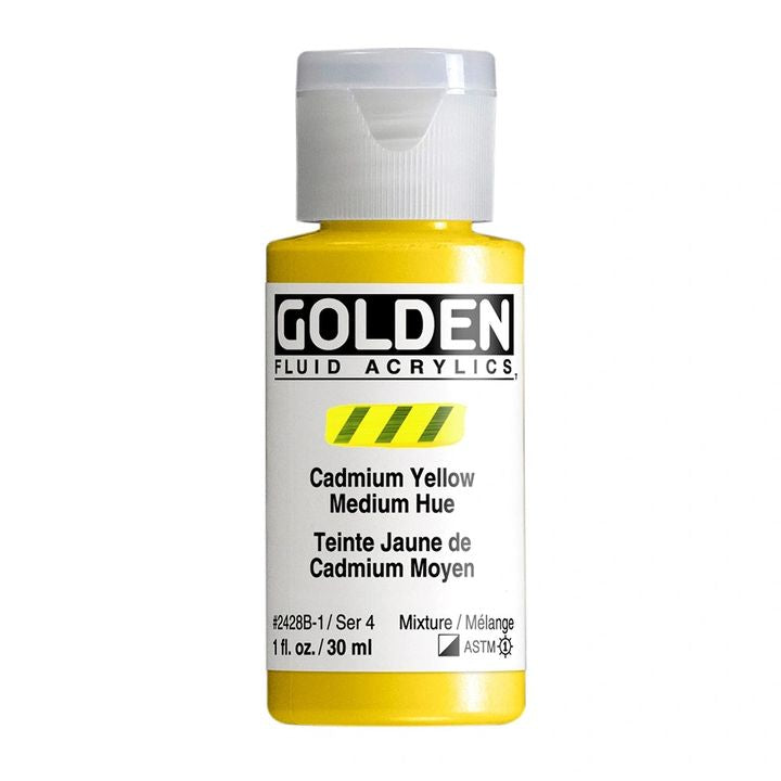 GOLDEN Течна акрилна боя 118 ml – 2428 кадмий средно жълт нюанс