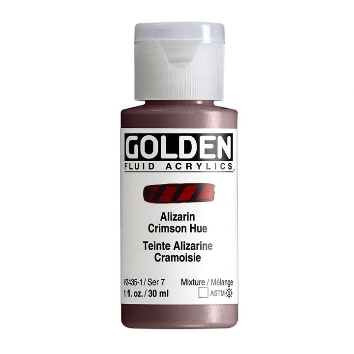 GOLDEN Течна акрилна боя 118 ml – 2435 ализарин малинов нюанс