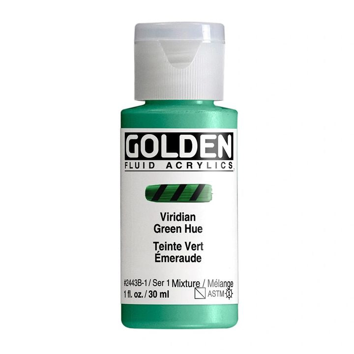 GOLDEN Течна акрилна боя 118 ml – 2443 виридиново зелен нюанс