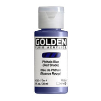 GOLDEN Течна акрилна боя 30 ml – 2260 фталово синьо (червен нюанс)