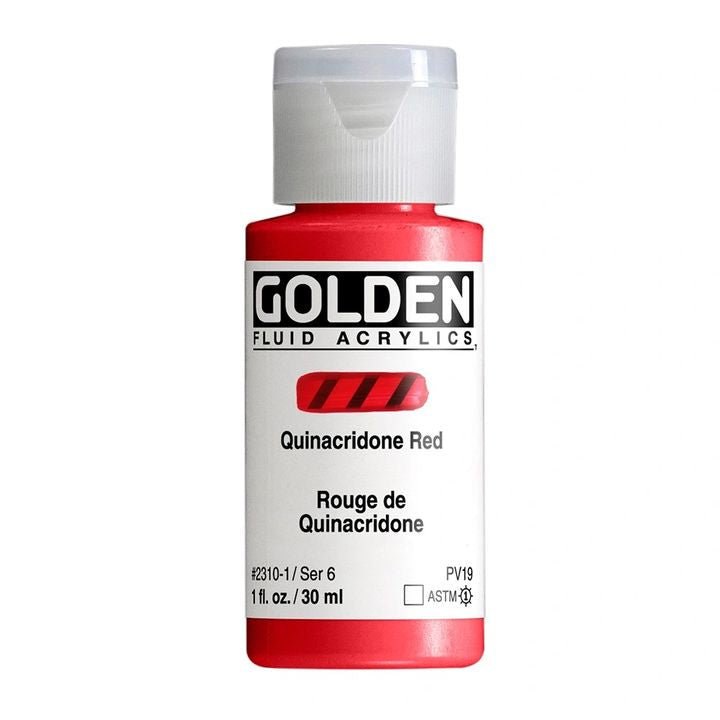 GOLDEN Течна акрилна боя 30 ml – 2310 червен хинакридон