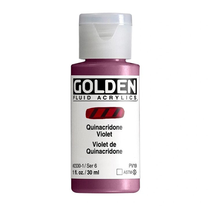 GOLDEN Течна акрилна боя 30 ml – 2330 хинакридон лилав