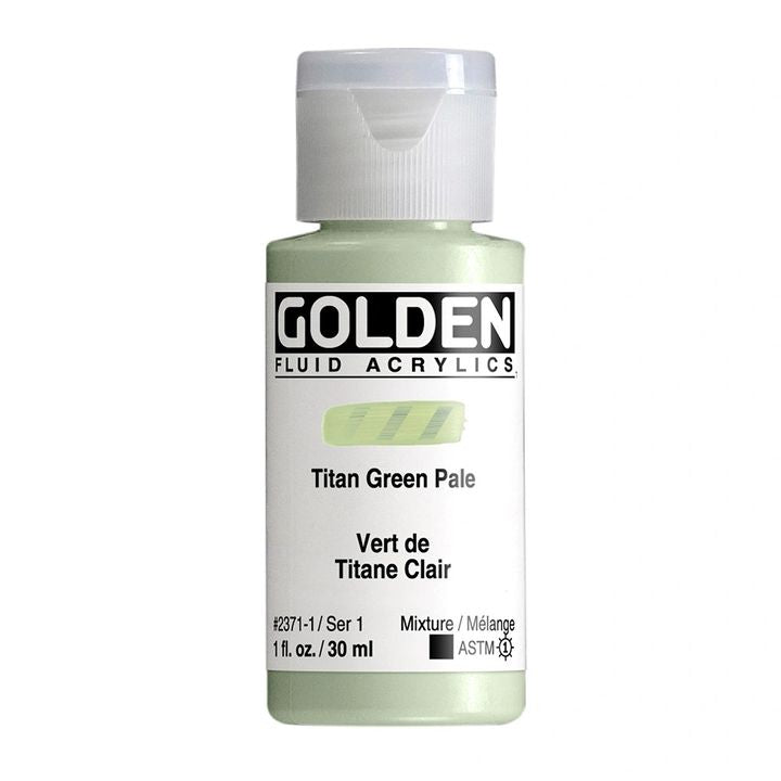GOLDEN Течна акрилна боя 30 ml – 2371 титаниево бледо зелено