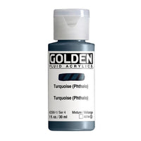 GOLDEN Течна акрилна боя 30 ml – 2390 тюркоаз (ftalo)
