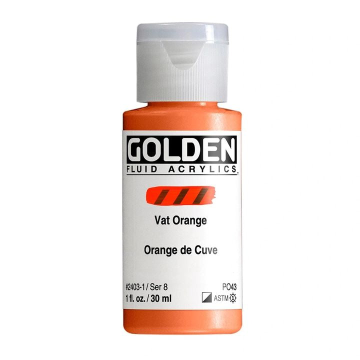 GOLDEN Течна акрилна боя 30 ml – 2403 вана оранжева