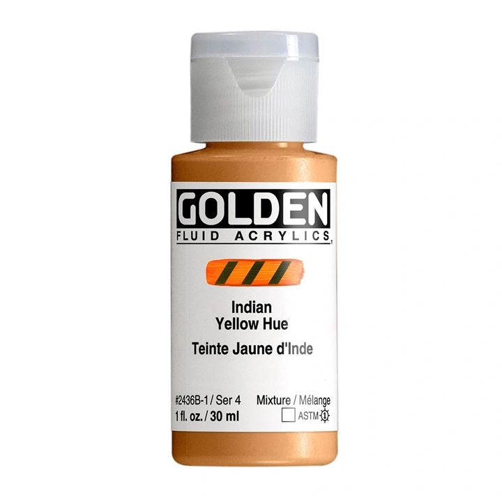GOLDEN Течна акрилна боя 30 ml – 2436 Индия жълт нюанс