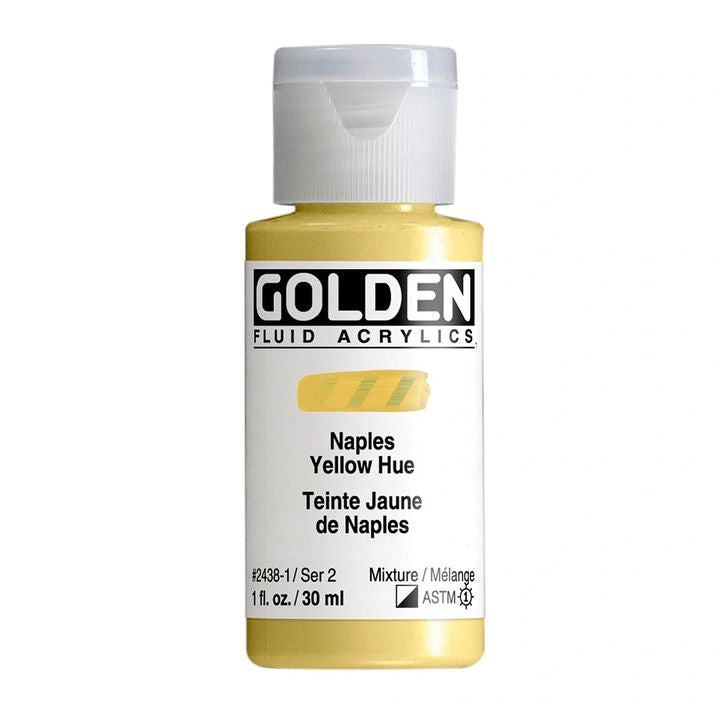 GOLDEN Течна акрилна боя 30 ml – 2438 Neapolis жълт нюанс