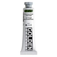GOLDEN Тежка акрилна боя 148 ml – 1061 хром оксид тъмнозелен