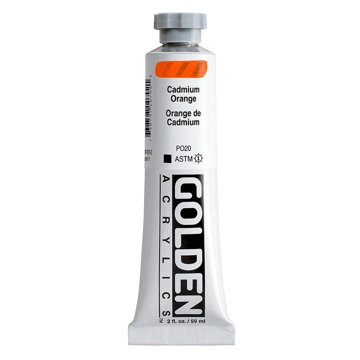 GOLDEN Тежка акрилна боя 148 ml – 1070 оранжев кадмий