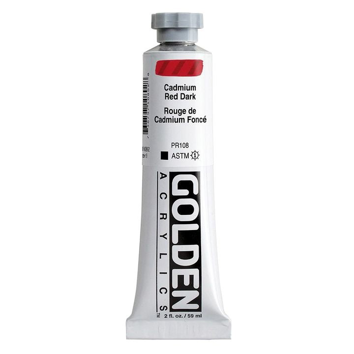 GOLDEN Тежка акрилна боя 148 ml – 1080 кадмий тъмночервено