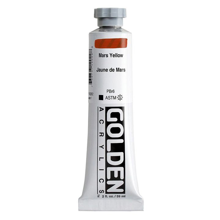 GOLDEN Тежка акрилна боя 148 ml – 1202 марсианско жълто