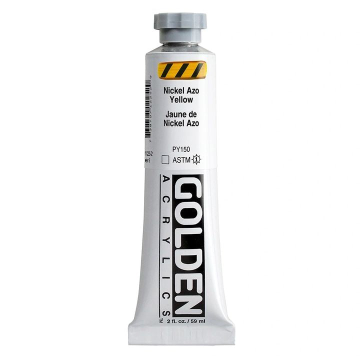 GOLDEN Тежка акрилна боя 148 ml – 1225 никелово азо жълто