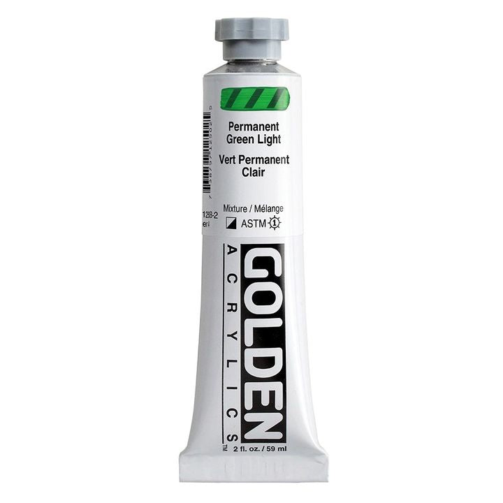 GOLDEN Тежка акрилна боя 148 ml – 1250 постоянно светлозелено