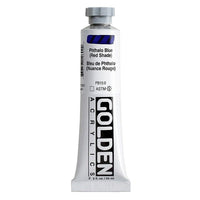 GOLDEN Тежка акрилна боя 148 ml – 1260 фталово синьо (червен нюанс)