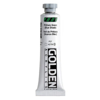 GOLDEN Тежка акрилна боя 148 ml – 1270 фталово зелено (син нюанс)