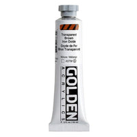 GOLDEN Тежка акрилна боя 148 ml – 1383 прозрачен железен оксид кафяв