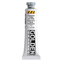 GOLDEN Тежка акрилна боя 148 ml – 1386 прозрачен жълт железен оксид