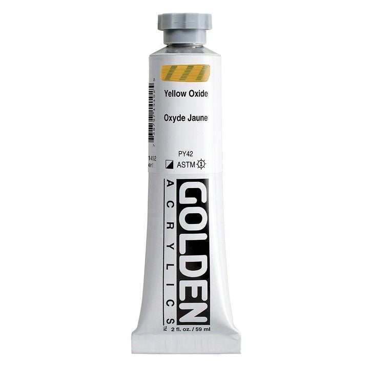 GOLDEN Тежка акрилна боя 148 ml – 1410 оксидно жълто