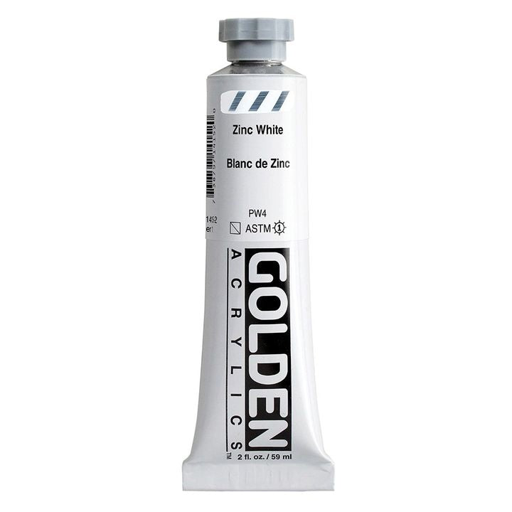 GOLDEN Тежка акрилна боя 148 ml – 1415 цинково бяло