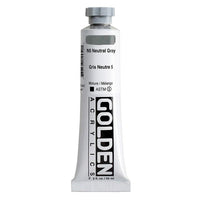 GOLDEN Тежка акрилна боя 148 ml – 1445 неутрално сиво N5